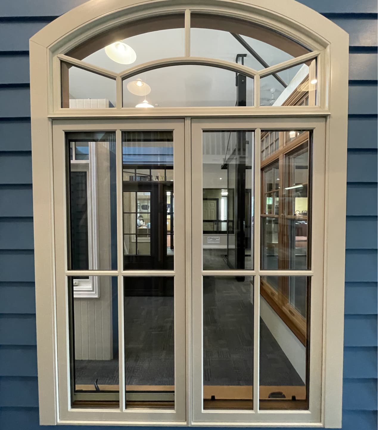 Andersen E Series Casement + Transom option exterior