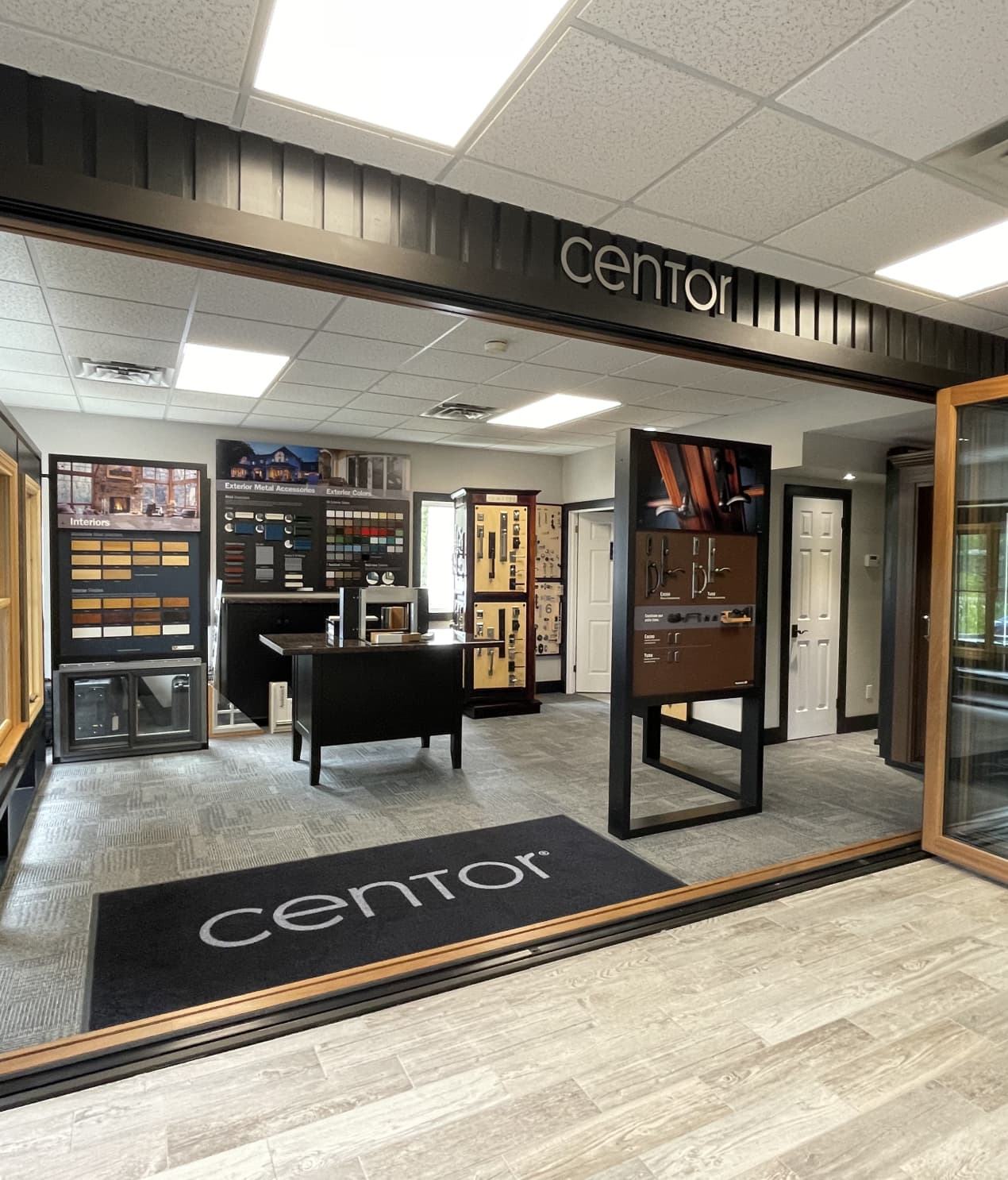 Centor Bi-Folding Door open