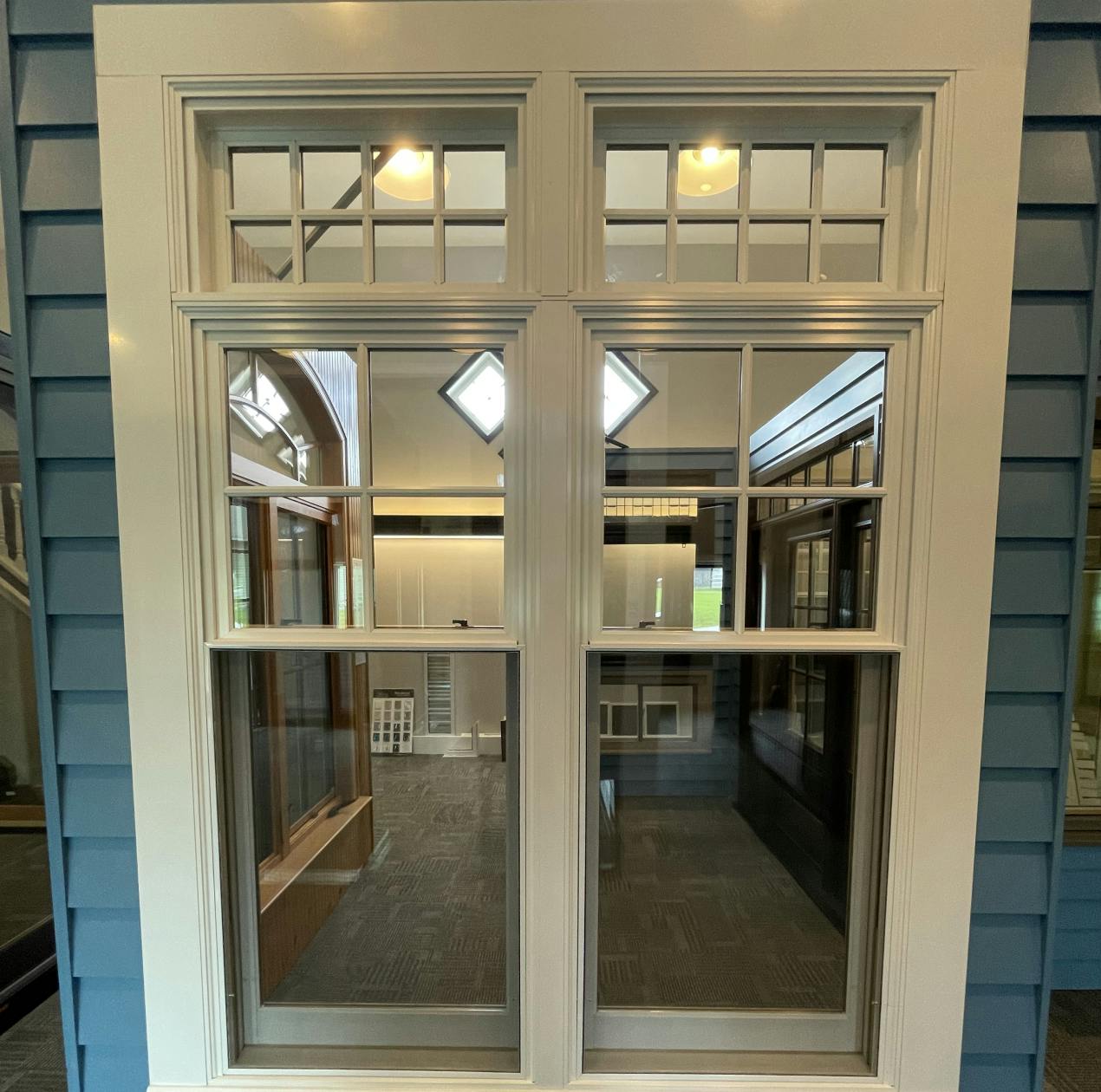 Andersen E Series Double Hung with Cottage Split Exterior