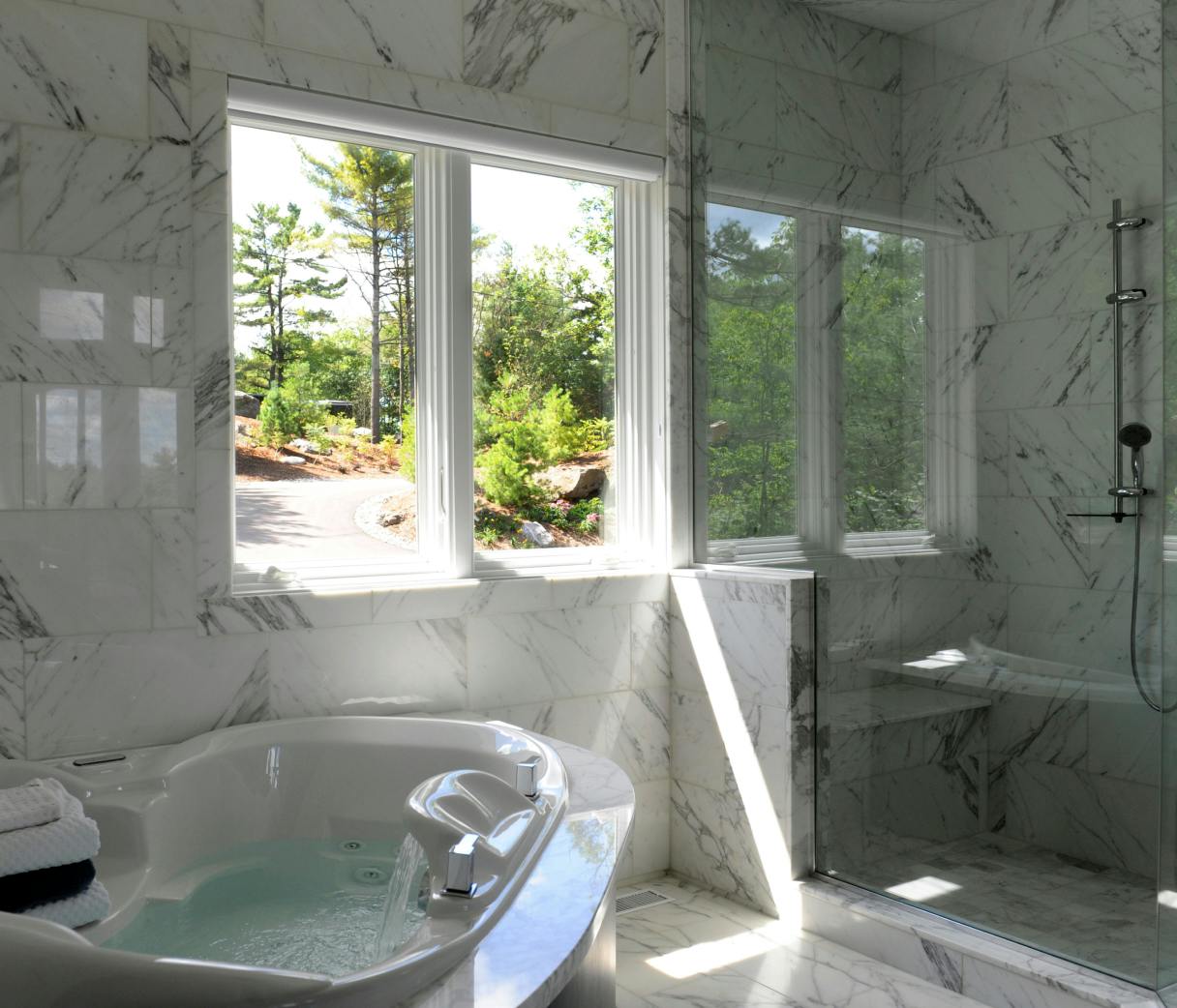 Glass-shower-enclosure